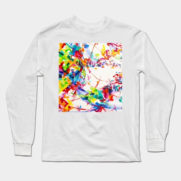 My Favorite Confetti - My Original Art Long Sleeve T-Shirt by MikeMargolisArt